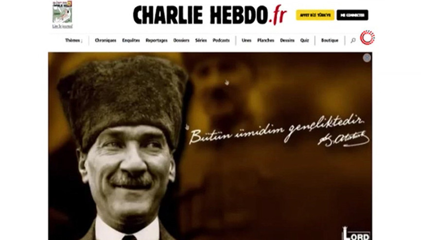 Türk hacker Charlie Hebdo’nun sitesini hackledi