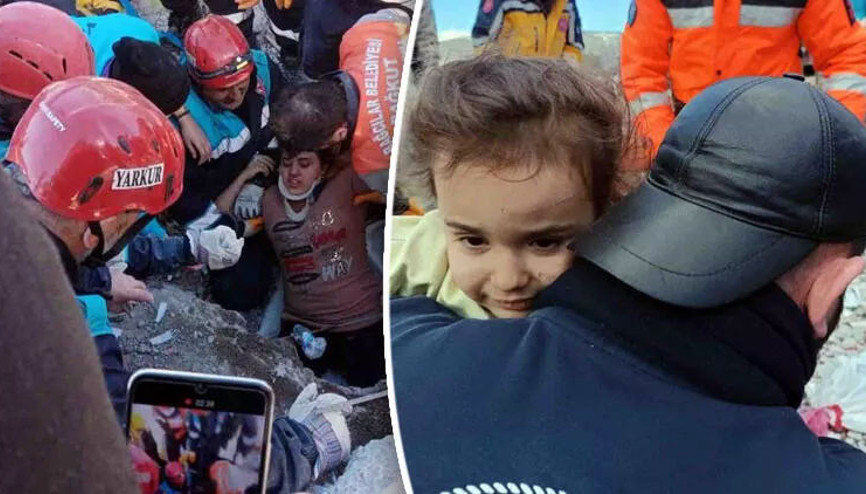 Enkaz altındaki anne ile kızı, papağan sayesinde kurtuldu