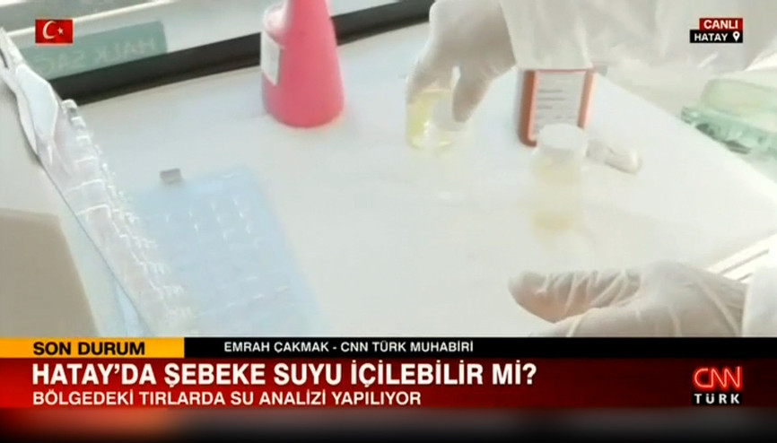 Hatayda şebeke suyu içilebilir mi Hatayda şebeke suyu içilebilir mi