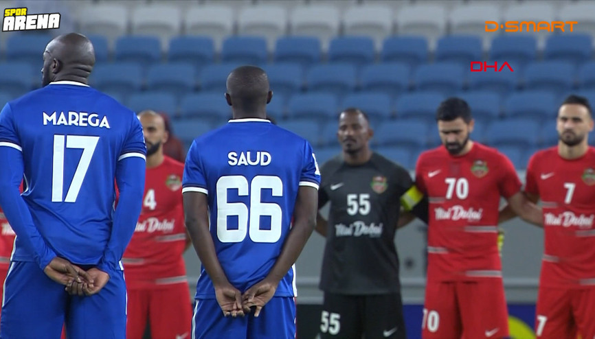 Asya Şampiyonlar Liginde depremde hayatını kaybedenler için saygı duruşunda bulunuldu