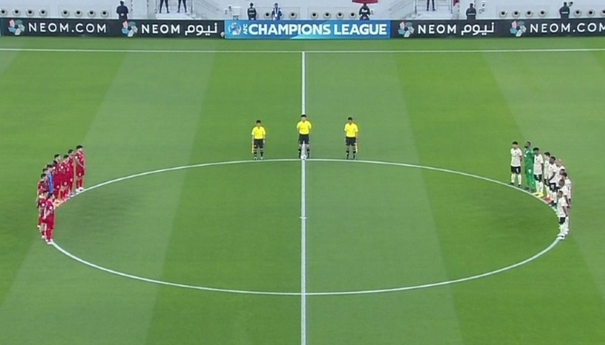 Asya Şampiyonlar Ligi’nde, depremde hayatını kaybedenler unutulmadı