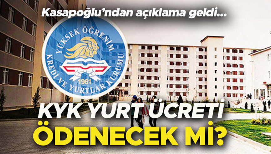 KYK yurt ücretleri ödenecek mi 2023 Şubat ayı KYK yurt parası iade edilecek mi Gençlik ve Spor Bakanı Kasapoğlu’ndan beklenen açıklama… İşte, son durum…