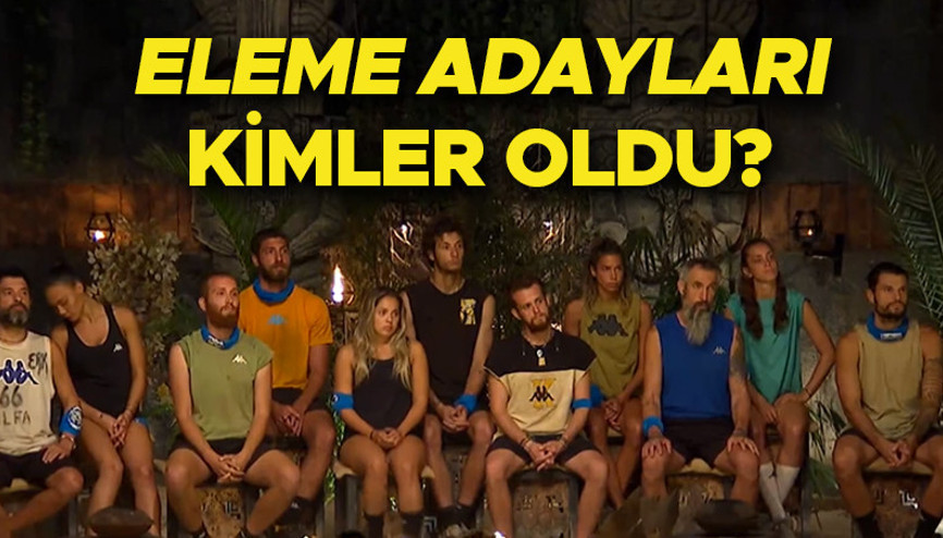 SURVİVOR ELEME ADAYLARI KİM OLDU Eleme potasına hangi isim gitti Dün akşam (22 Şubat) Survivor ödül oyununu hangi takım kazandı Şaşırtan oylama Üç isim birden…