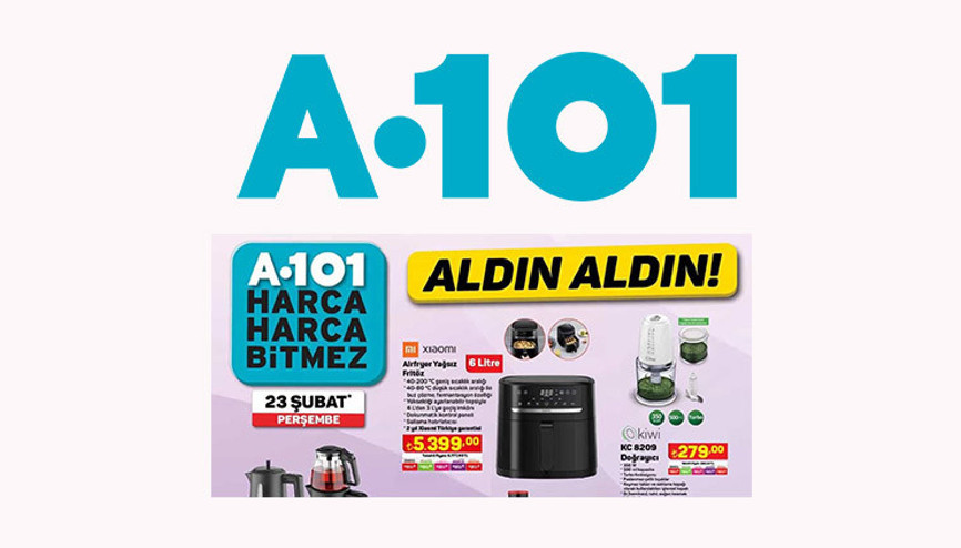 A101’de Airfryer Yağsız Fritöz satışa çıkıyor… 23-24 Şubat Perşembe A101 Aktüel Kataloğu