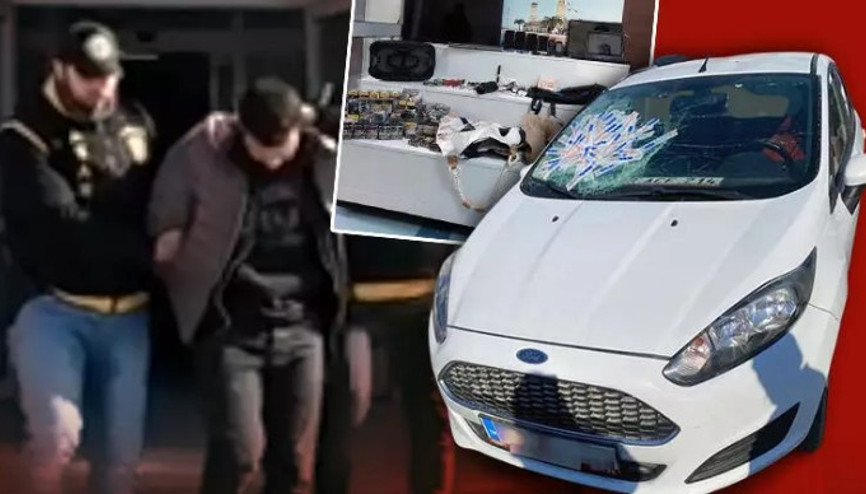 Deprem bölgesinde yağmaladığı malzemeleri doldurduğu çalıntı otomobille yakalandı