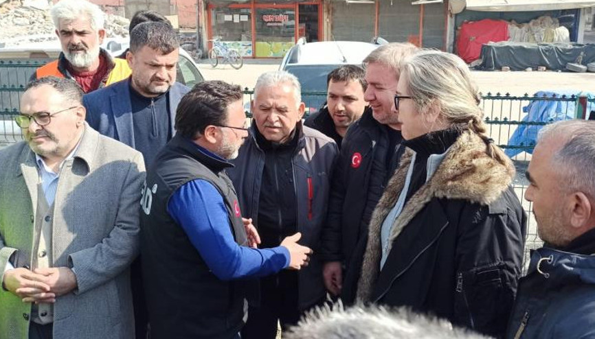 Depremin vurduğu Elbistana yeni çarşı inşa edilecek