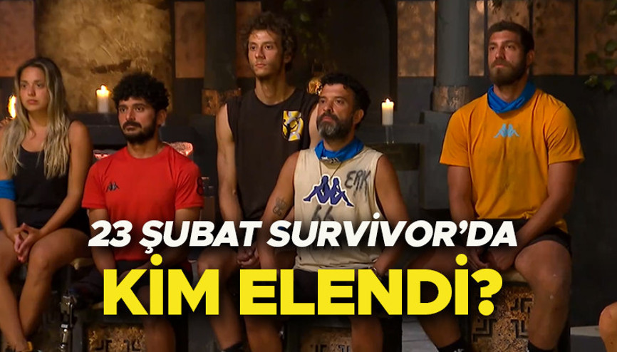 SURVİVOR KİM ELENDİ, dün akşam Survivor’dan kim gitti Potada beş isim yer alıyordu... Survivor’da şaşırtan veda…  İşte 23 Şubat 2023 SMS sonuçları ile Survivorda adaya veda eden isim
