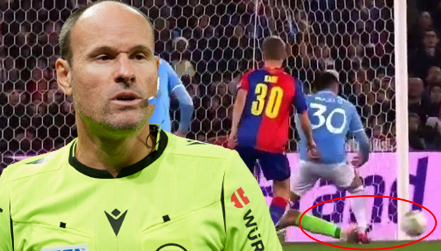 Basel-Trabzonspor maçında tartışılan karar Mateu Lahoz penaltıyı iptal etti