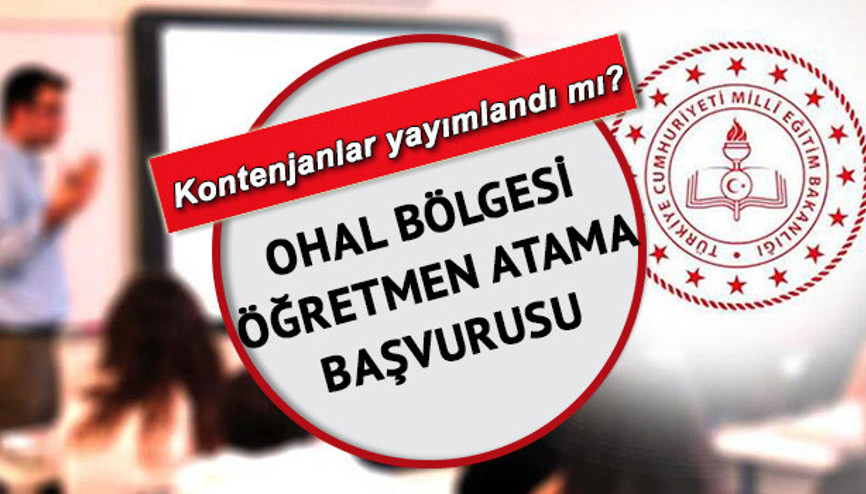 Öğretmen yer değiştirme kontenjanları 2023 | Deprem bölgesi öğretmen tayin hakkı mazerete bağlı yer değiştirme başvuruları ne zaman İşte başvuru tarihleri