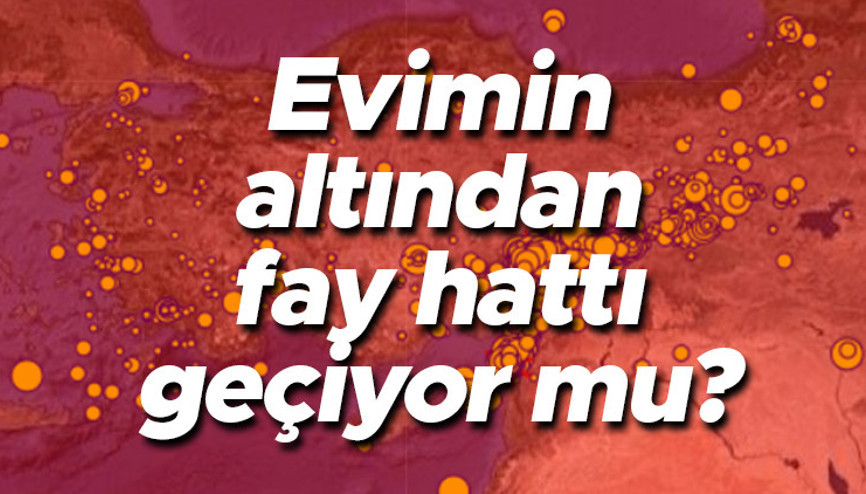 TÜRKİYE deprem riski haritası (GÜNCEL) | MTA yenilenmiş diri fay hattı sorgulama ekranı... Evimin altından fay hattı geçiyor mu, Türkiye fay hatları nerelerden, hangi illerden geçiyor