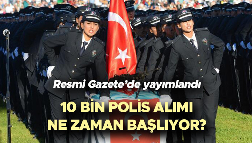 EGM Polis Alımı 2023 Son Durum: Polislik başvuruları ne zaman, başladı mı 10 bin polis alımı kadroları Resmi Gazete bilgisi