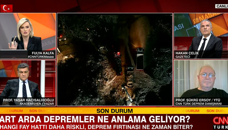 Prof. Dr. Şükrü Ersoy Deprem fırtınası devam ediyor dedi ve ekledi: Komşu alanlara yeni gerilimler yüklemiş olabilir Prof. Dr. Şükrü Ersoy Deprem fırtınası devam ediyor dedi ve ekledi: Komşu alanlara yeni gerilimler yüklemiş olabilir