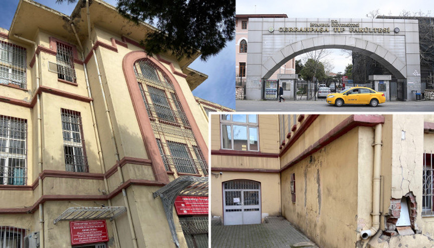 Cerrahpaşa Tıpın büyük kısmı kapatıldı Cerrahpaşa Tıpın büyük kısmı kapatıldı