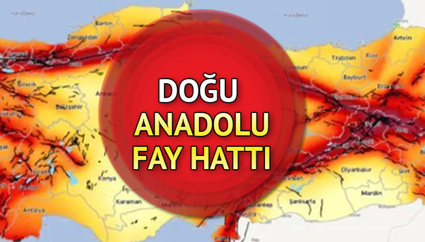 DOĞU ANADOLU FAY HATTI HARİTASI VE DEPREMLERİ || Doğu Anadolu fay hattı nerede, hangi illerden geçiyor Doğu Anadolu fay hattı sorgulama ve üzerindeki şehirler