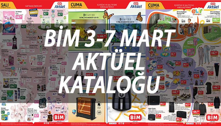 BİM AKTÜEL KATALOĞU 3-7 Mart 2023 || BİM’de bu hafta neler, hangi ürünler var Fastfryer, elektrikli ısıtıcı, süpürge satışa çıkıyor…İşte hafta içi ve hafta sonu fırsatları BİM AKTÜEL KATALOĞU 3-7 Mart 2023 || BİM’de bu hafta neler, hangi ürünler var Fastfryer, elektrikli ısıtıcı, süpürge satışa çıkıyor…İşte hafta içi ve hafta sonu fırsatları