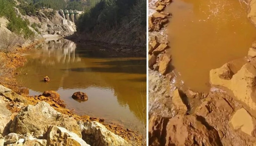Adananın Feke ilçesindeki kaynak suyu bulanık akmaya başladı