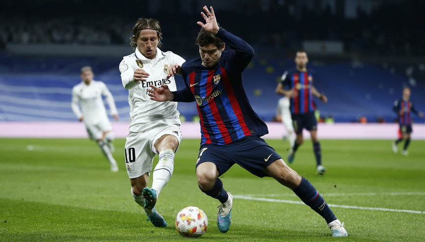 Real Madrid - Barcelona maçından öne çıkan fotoğraflar