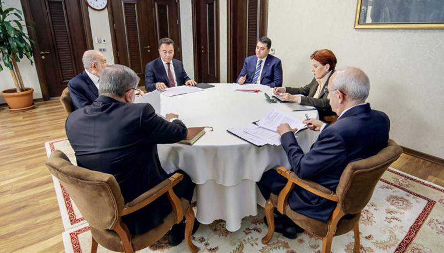 6’lı Masa’da ortak aday uzlaşması 6’lı Masa’da ortak aday uzlaşması