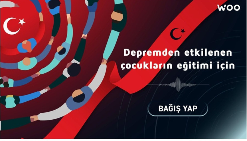 WOO Network, depremden etkilenen çocuklar için Türkiye Eğitim Gönüllüleri Vakfı ile iş birliği yaptı