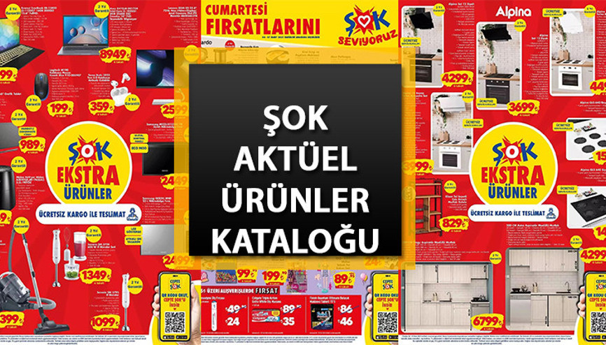 ŞOK AKTÜEL ÜRÜNLER KATALOĞU 4-7 Mart 2023 || Bu hafta ŞOK Markette hangi ürünler indirilimli, neler geliyor Airfryer ve Ankastre Seti ücretsiz kurulum fırsatıyla