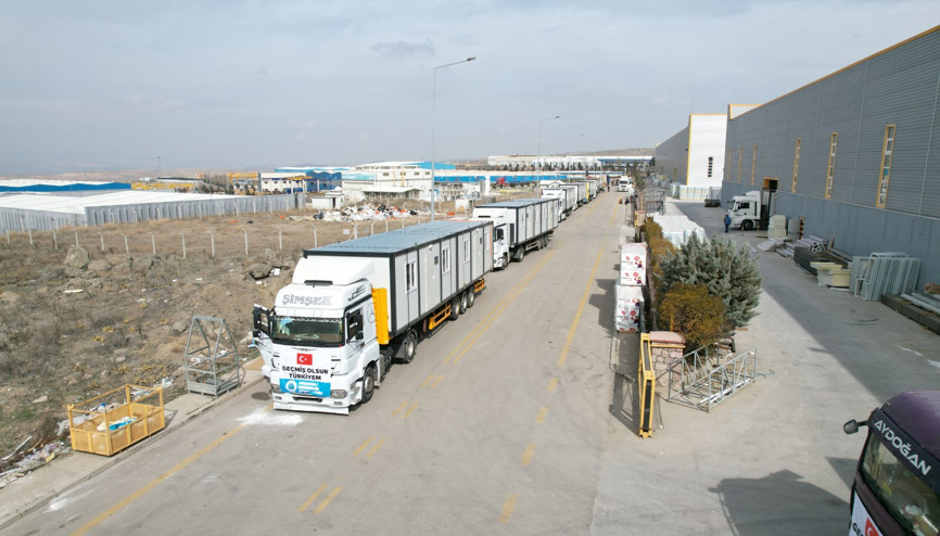 Konteynerlerle Ahi Evran Mahallesi