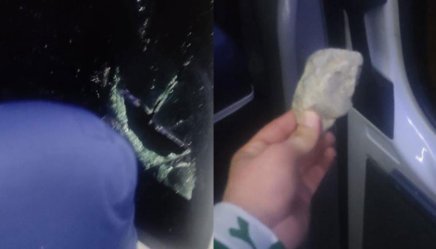 Giresunspor taraftarlarına Konya’da taşlı saldırı