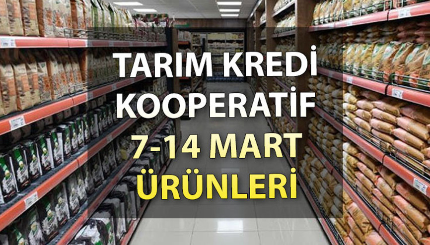 Tarım Kredi Kooperatif Market 7-14 Mart indirimli ürünler listesi: Bu hafta kahvaltılık ürünler, bakliyat ve temizlik ürünleri satışta olacak