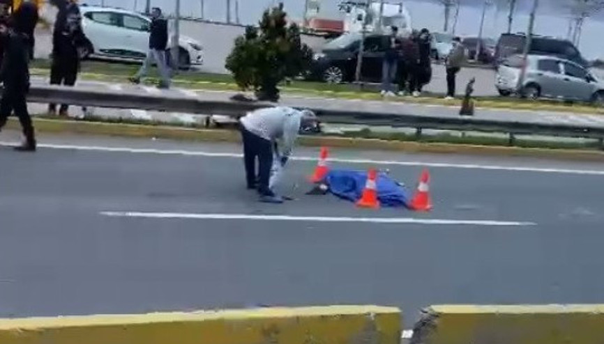 D-130da feci kaza, tırın çarptığı yaya hayatını kaybetti