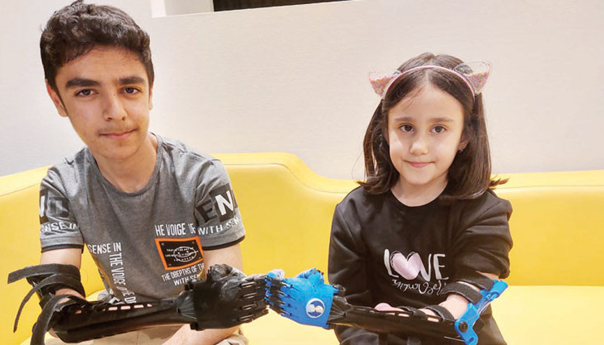 Hayata sımsıkı ‘tutunsunlar’ diye protez el ve kol tasarlıyorlar