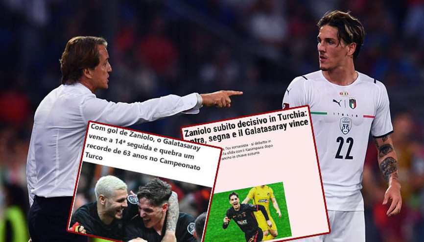 Galatasarayda ilk maçında golle tanışan Nicolo Zaniolo İtalya ve dünya basınında Rüya gibi başlangıç Manciniye mesaj... Galatasarayda ilk maçında golle tanışan Nicolo Zaniolo İtalya ve dünya basınında Rüya gibi başlangıç Manciniye mesaj...