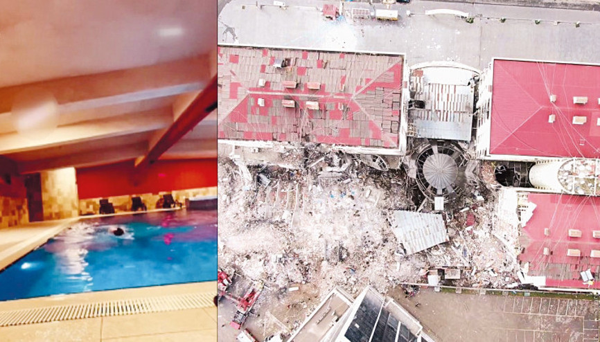 89 kişiye mezar olan Galeria Sitesi’nin altındaki havuzun görüntüsü ortaya çıktı: Bir tane bile kolon yok