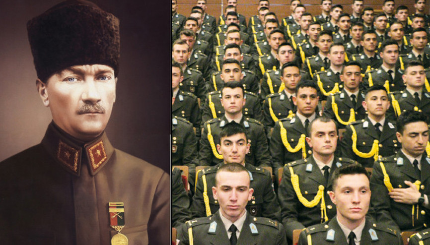 ‘İçimizdi’ 124. yıl gururu... Atatürk’ün Kara Harp Okulu’na girişi...