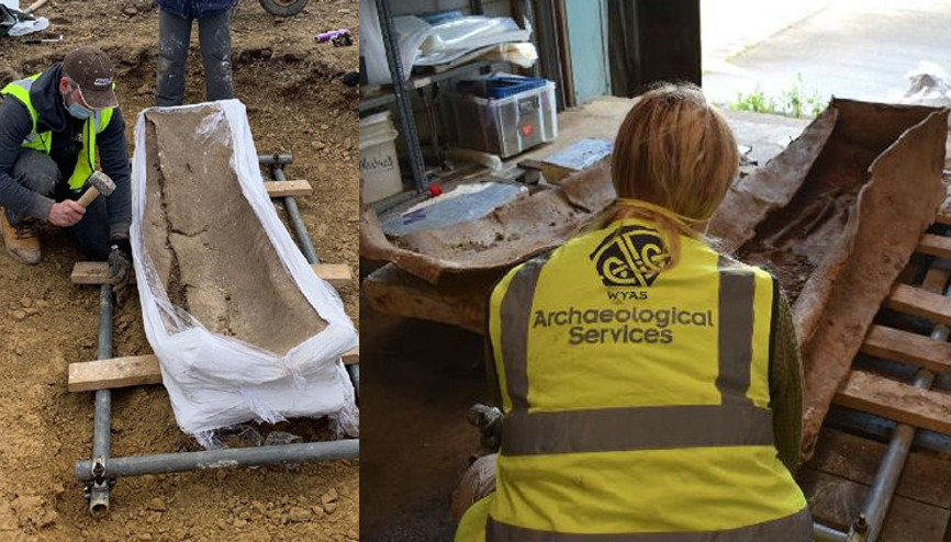 İngiltere’de kurşun lahitte Romalı bir aristokratın iskelet kalıntıları bulundu