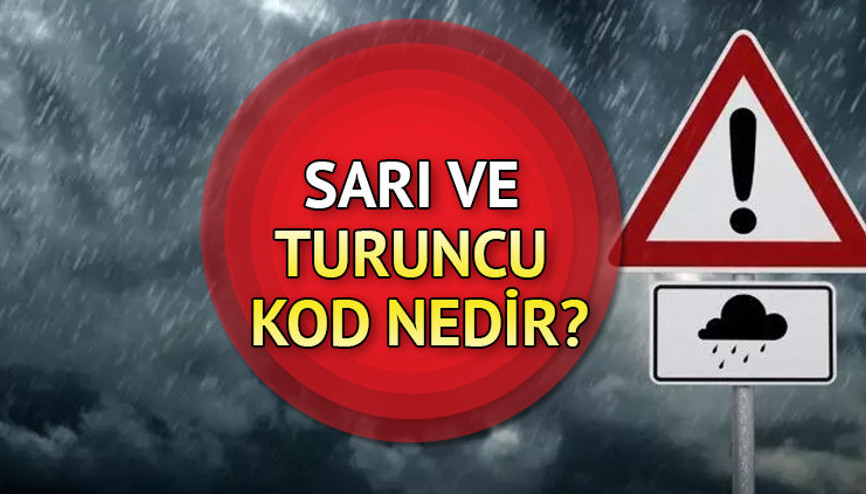 Sarı ve turuncu kod nedir, ne anlama gelir Meteoroloji deprem bölgesi 10 ilde sarı ve turuncu kodlu uyarı verdi Sarı ve turuncu kod nedir, ne anlama gelir Meteoroloji deprem bölgesi 10 ilde sarı ve turuncu kodlu uyarı verdi