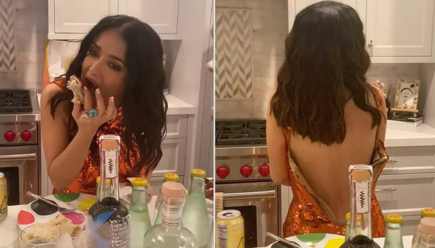 Oscar törenine anne kız damga vurmuşlardı: Salma Hayek gecenin sonunda “Fermuarlar fora” dedi