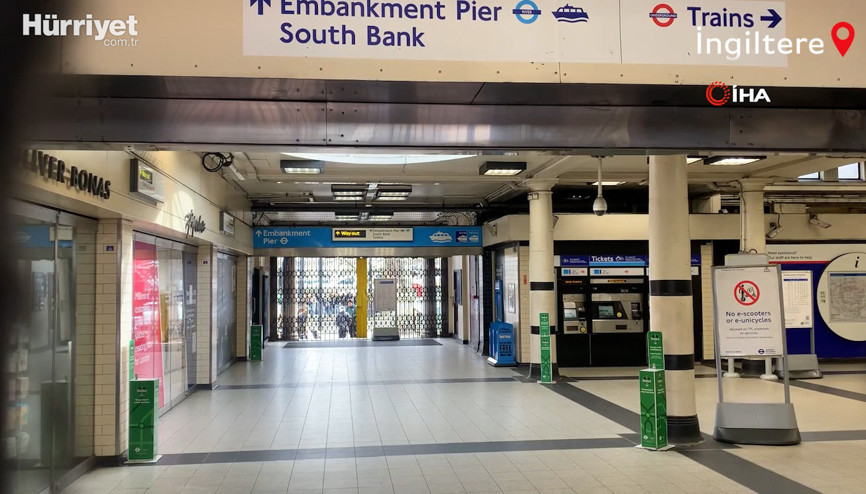 İngilterede demir yolu çalışanları greve gitti, istasyonlar boş kaldı