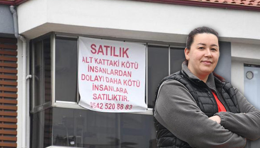 Gürültü yapan komşularına kızdı, Daha kötü insanlara satılıktır yazısı asıp evini satışa çıkardı