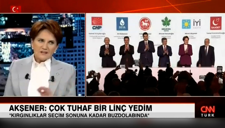 Akşener: Çok tuhaf bir linç yedim