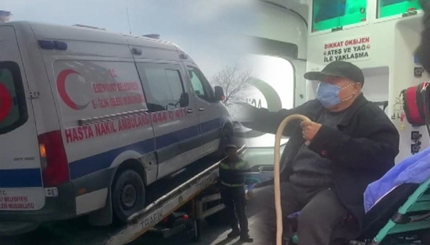 Esenyurt Belediyesine ait ambulans hasta nakli sırasında haczedildi