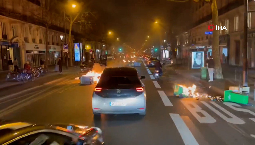 Fransadaki gösterilerde çok sayıda gözaltı