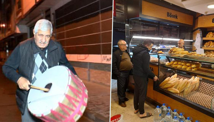 Ramazan davulcuları ilk sahurla birlikte göreve başladı