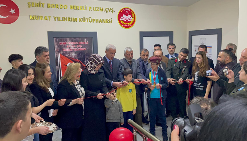 9’uncu şehit kütüphanesi