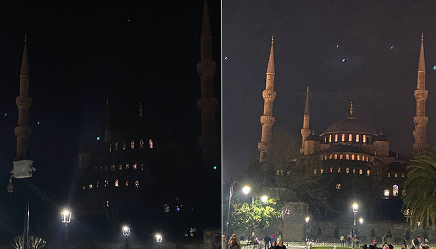 Dünya Saatinde ışıklar iklim krizi ve depremde yaşamını yitirenleri anmak için kapandı