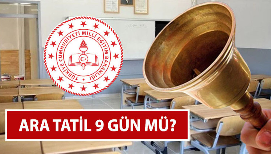 ARA TATİL 9 GÜN MÜ OLACAK MEB Okullarda ikinci dönem ara tatili ne zaman, kaç gün sürecek MEB  2023 Nisan ara tatil takvimi