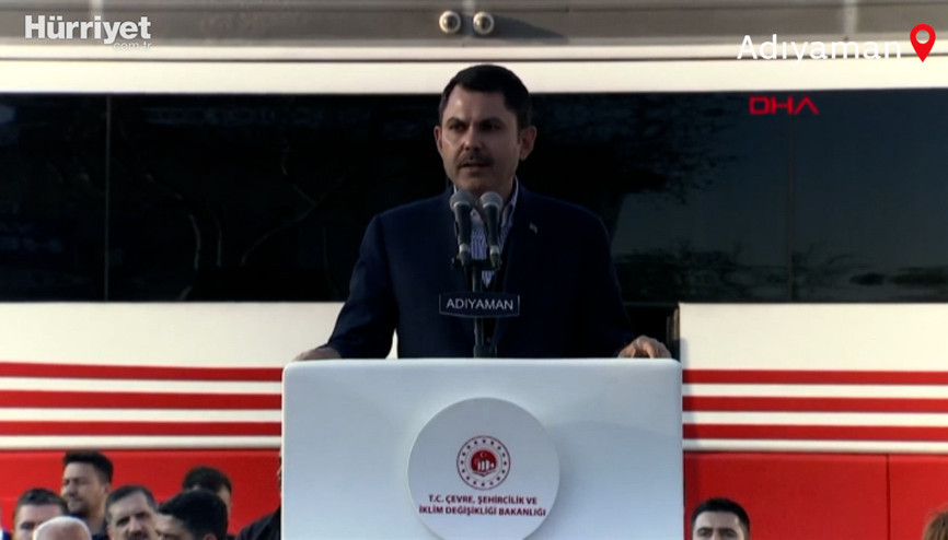 Bakan Kurum: 365 gün sonra yeni yuvalarınızı teslim edeceğiz