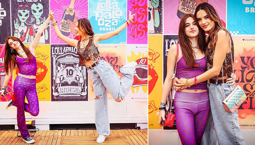 Gören dönüp bir daha bakıyor: Ünlü modelin kızı annesinin ikizi gibi