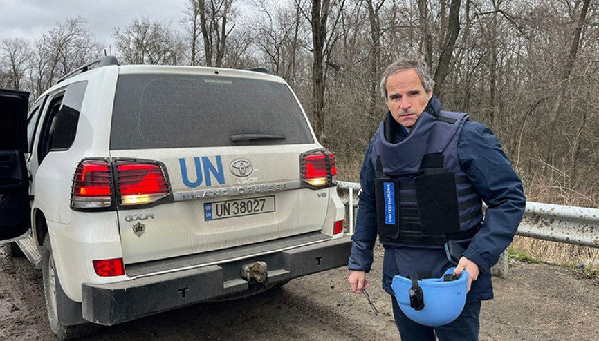 UAEA Başkanı Grossi’den Zaporijya Nükleer Santrali’ne ziyaret UAEA Başkanı Grossi’den Zaporijya Nükleer Santrali’ne ziyaret