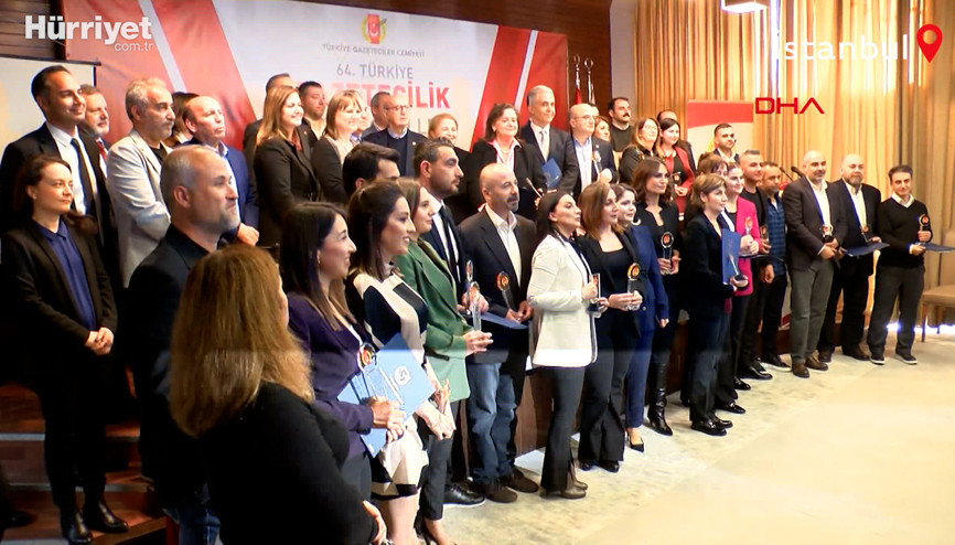 Türkiye Gazeteciler Cemiyetinden Demirören Medyaya 7 ödül