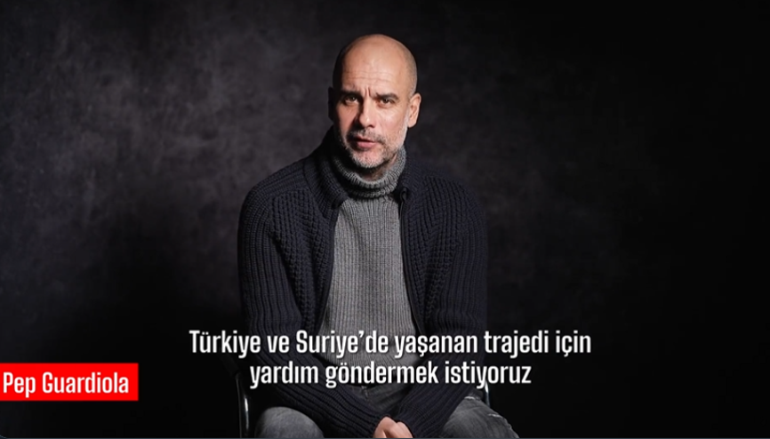 Guardioladan depremzedelere destek çağrısı