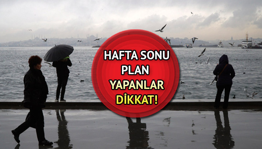 Hafta sonu hava durumu | İstanbul’da hafta sonu (cumartesi-pazar) yağmur yağacak mı İşte 1-2 Nisan hava durumu